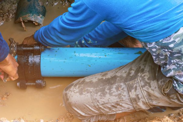 Underground Water Line Repair in Dublin